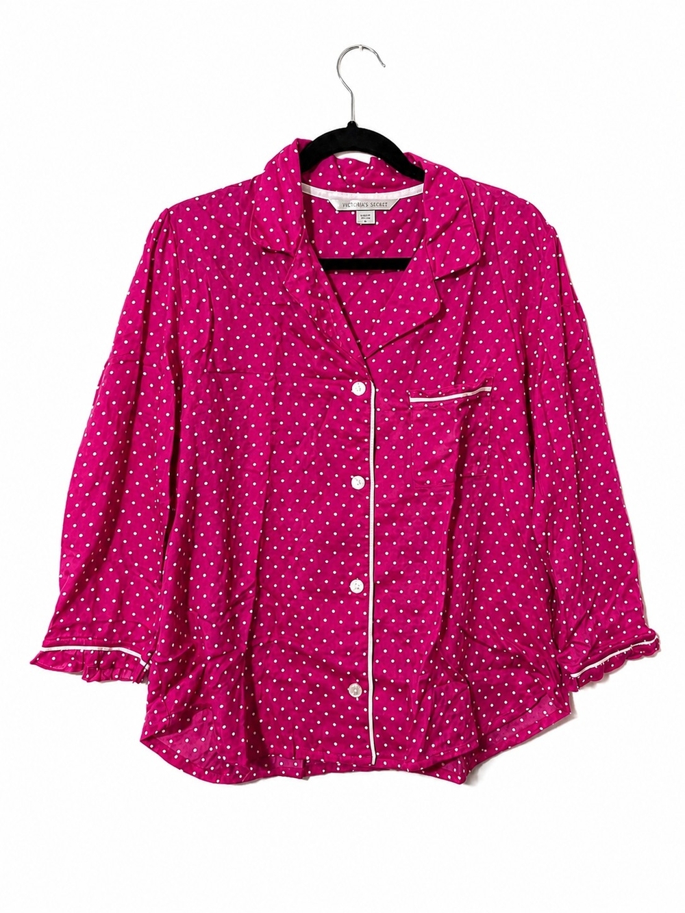 Victoria's Secret Hot Pink Polka Dot PJ Short Set - Picture 2 of 8